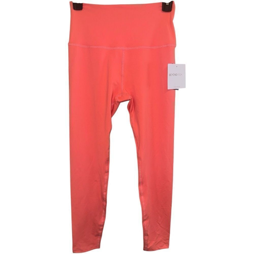 Beyond Yoga 7/8 Spacedye Caught In The Midi High Waisted Legging Orange Blossom